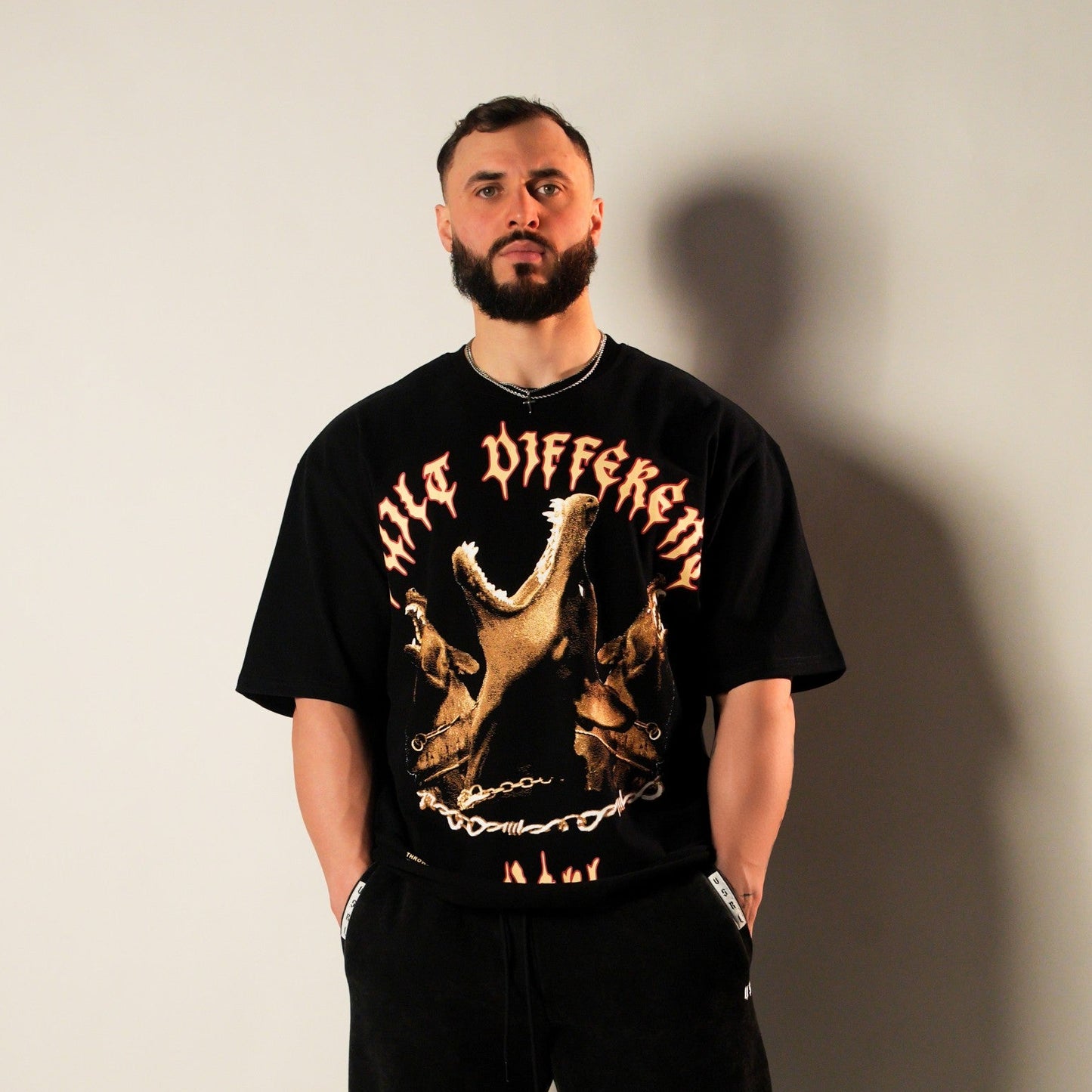 Built Different (Black) Ultra-Heavy Super Oversized T