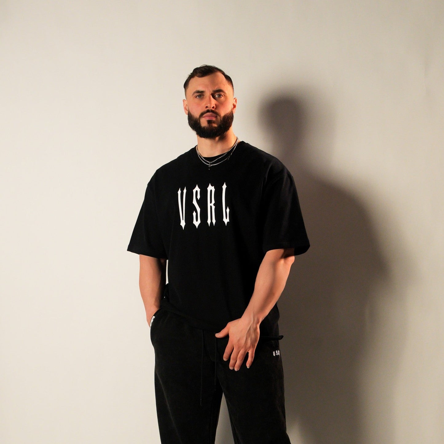 Heart Of Iron (Black) Ultra-Heavy Super Oversized T