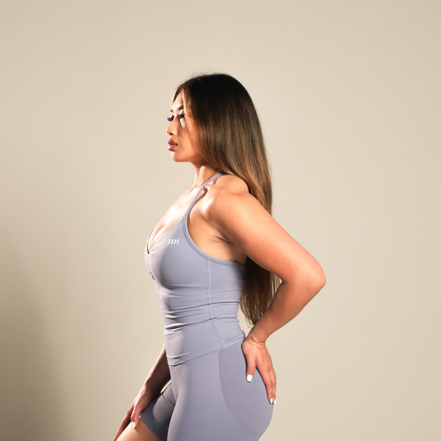 VSRL Halter Top (Graphite Grey)