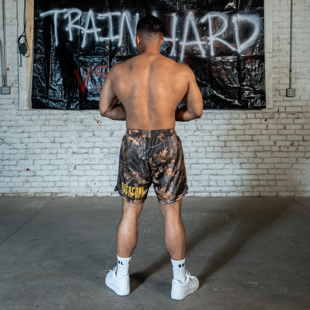 Overtake (Autumn Camo) Mesh Shorts