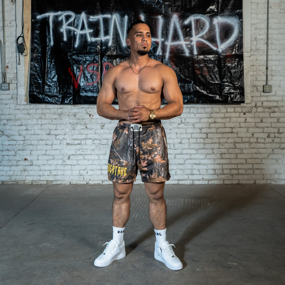 Overtake (Autumn Camo) Mesh Shorts