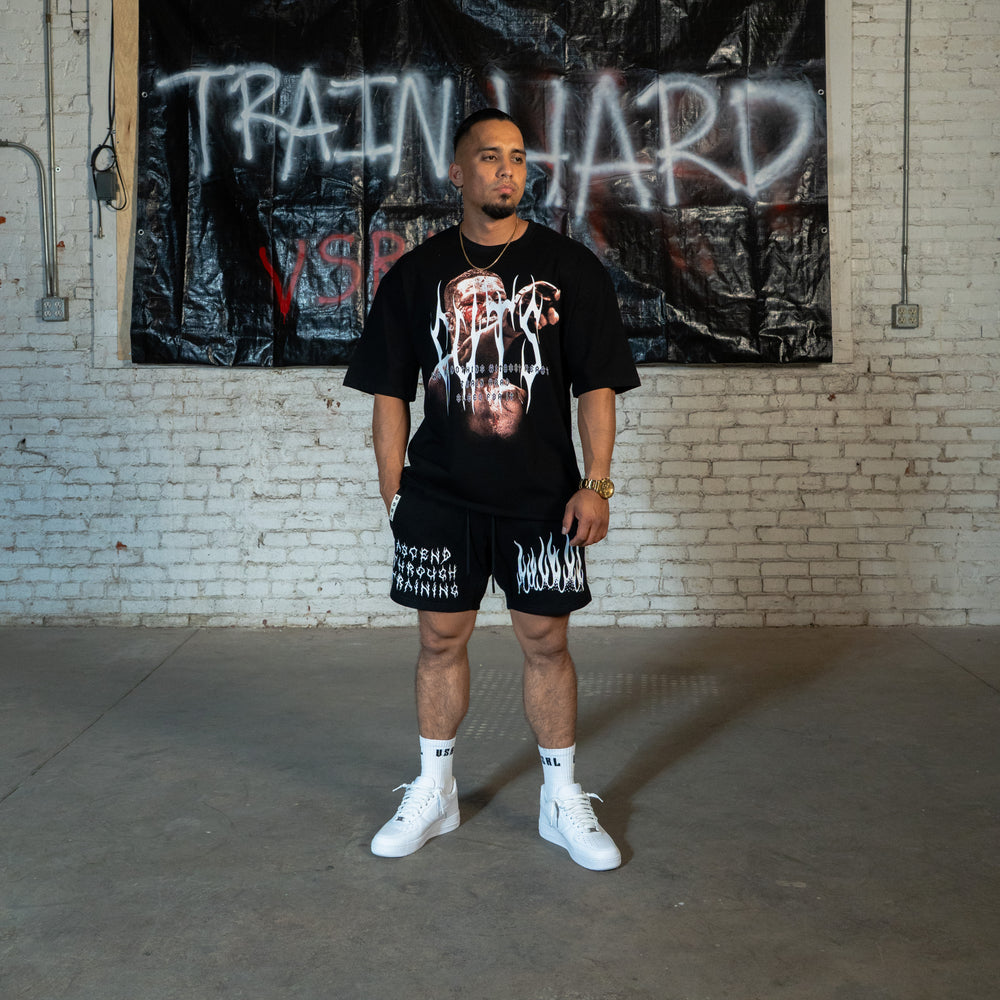 Guts (Black) Ultra-Heavy Super Oversized T