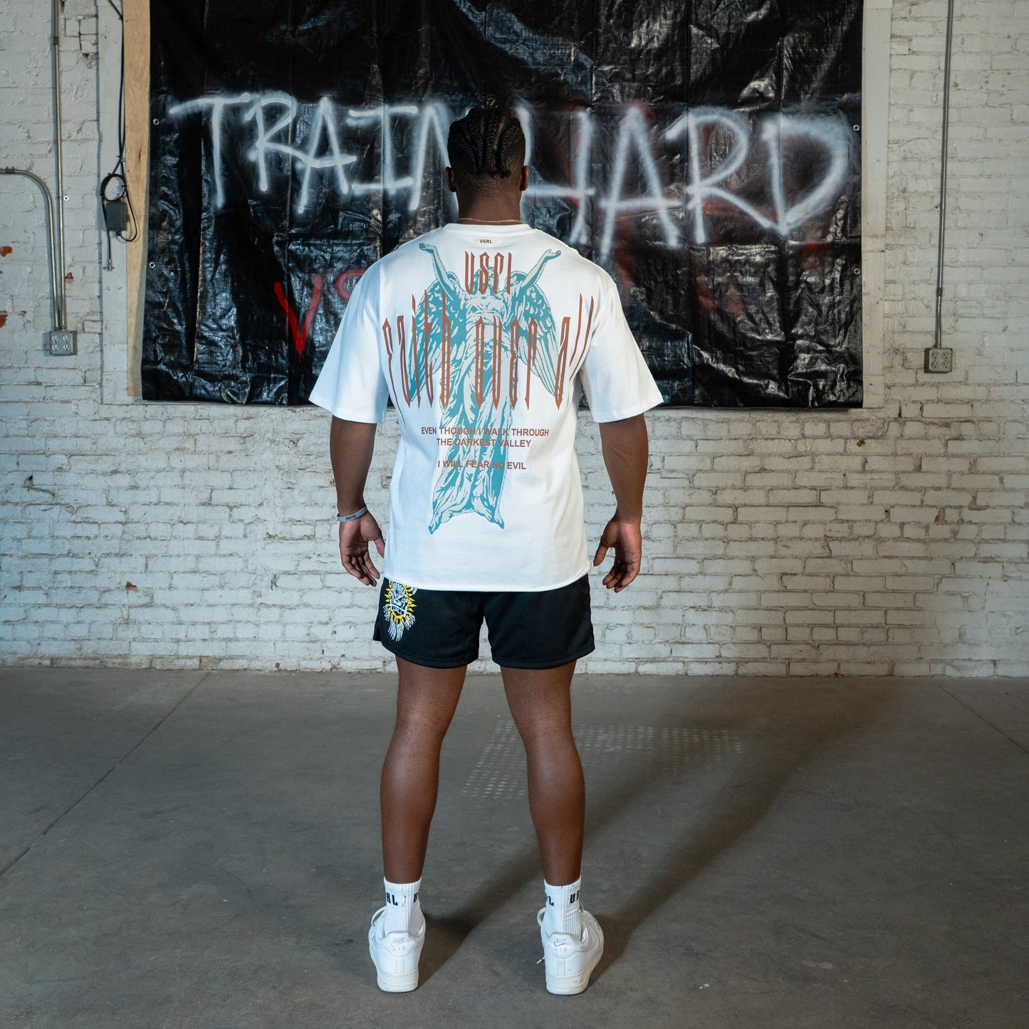 Visceral Faith (White) Ultra-Heavy Super Oversized T