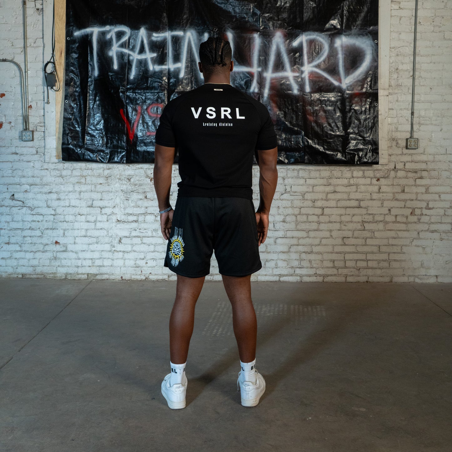 Training Division (Black) Fitted Athletic T