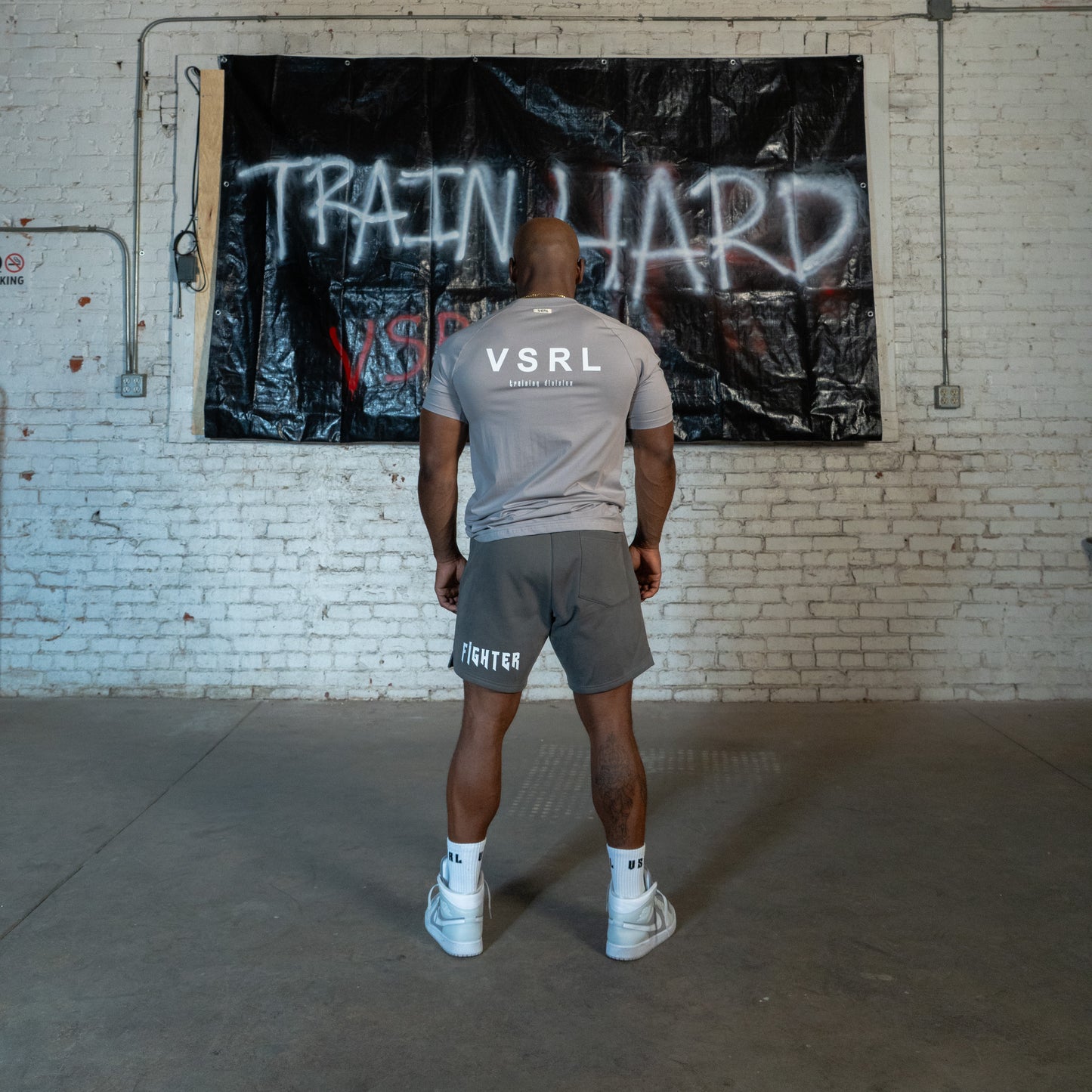 Training Division (Grey) Fitted Athletic T
