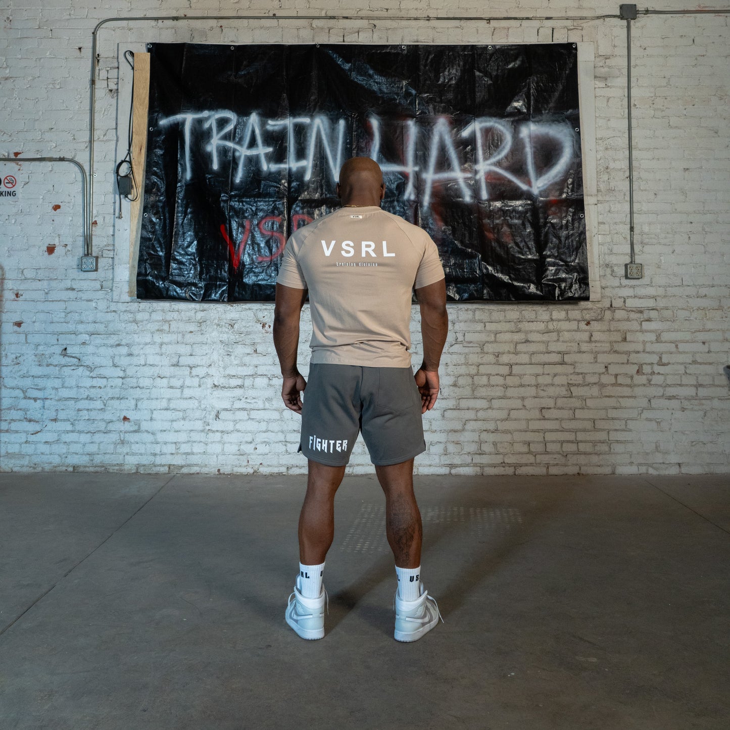 Training Division (Sand) Fitted Athletic T