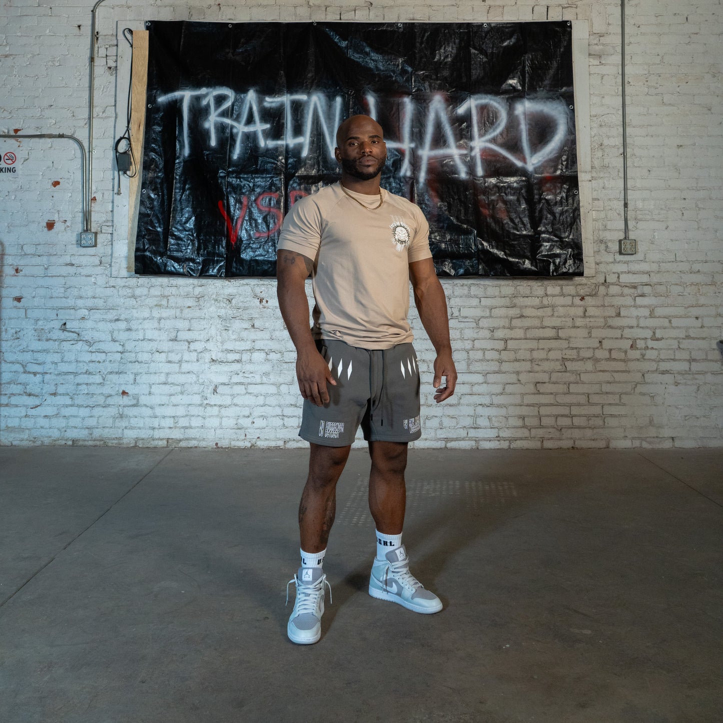 Training Division (Sand) Fitted Athletic T