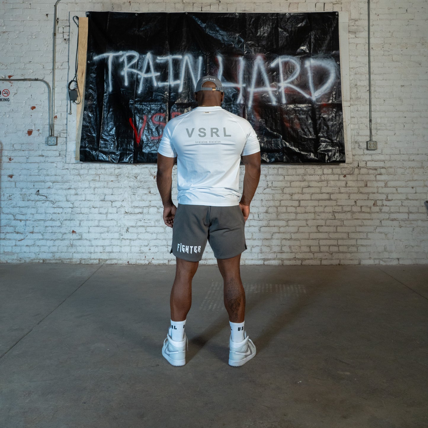 Training Division (White) Fitted Athletic T
