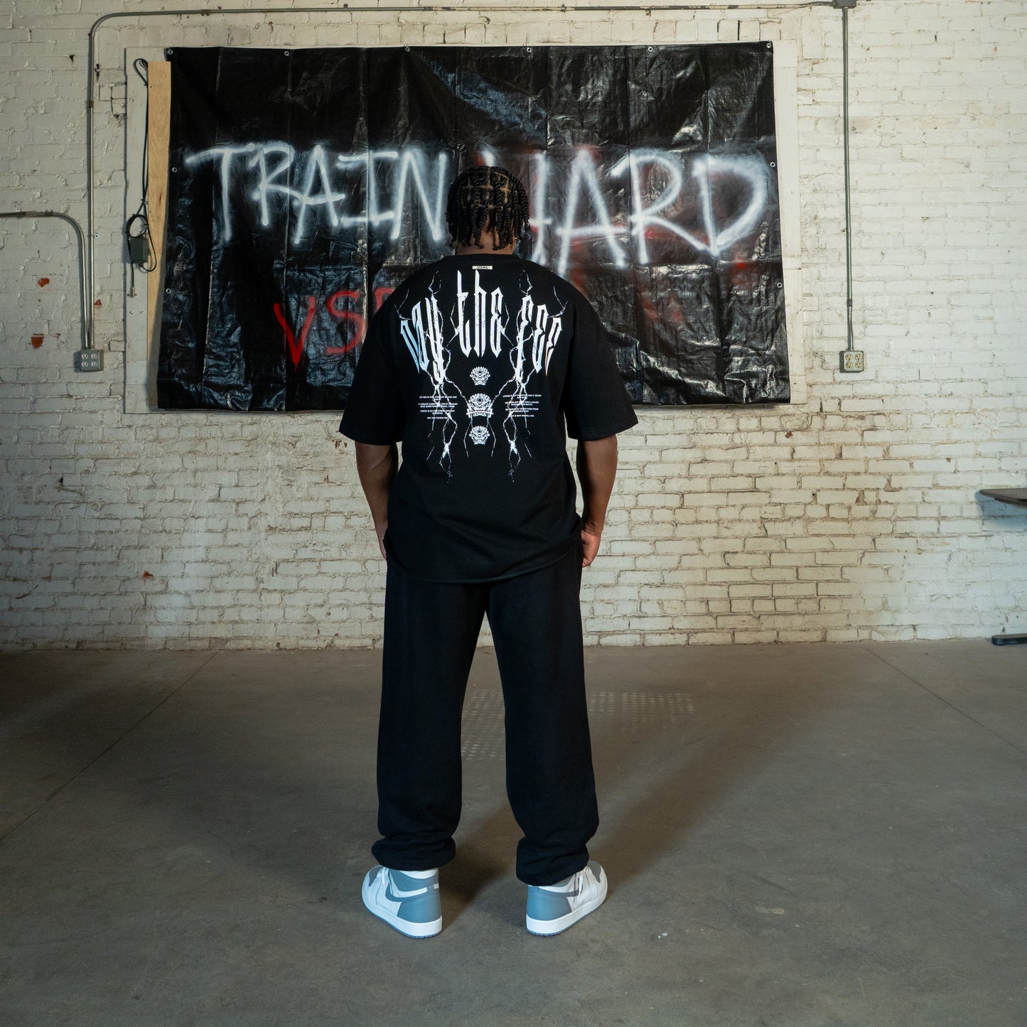 Pay The Fee (Black) Ultra-Heavy Super Oversized T
