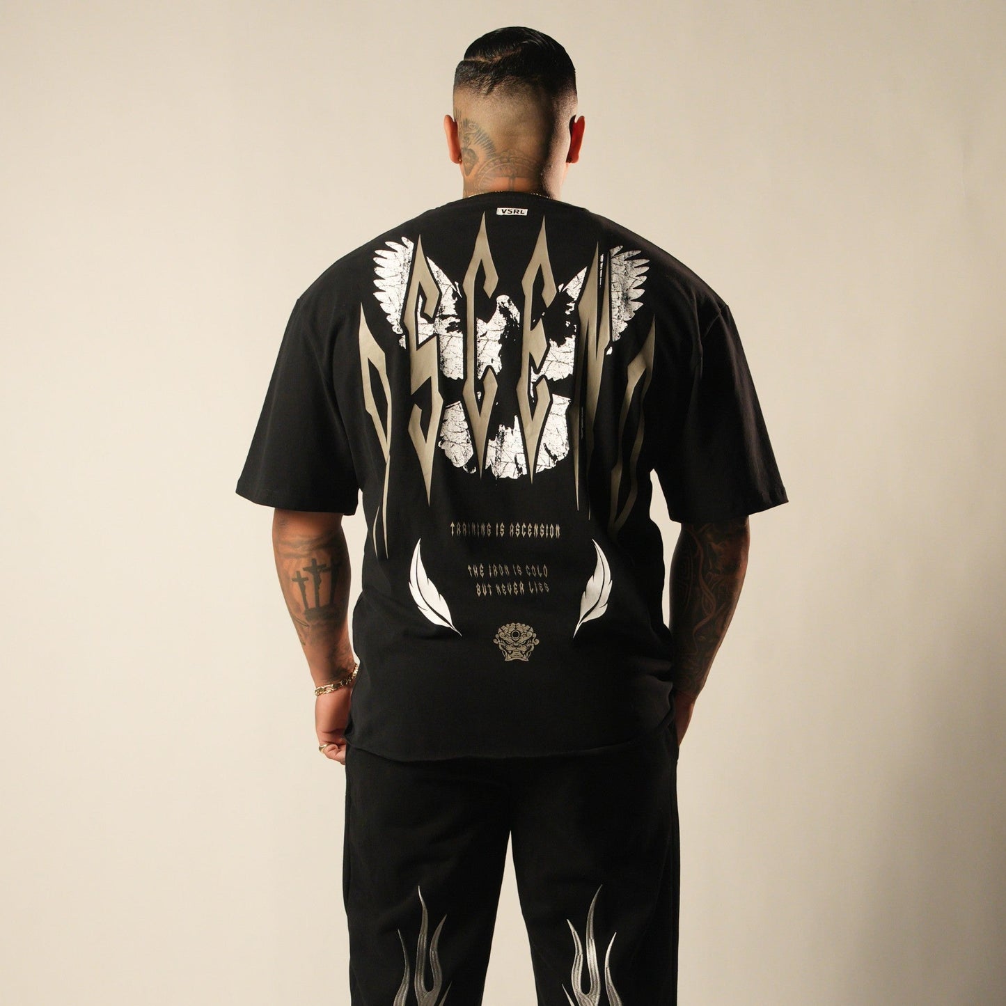 Ascend (Black) Ultra-Heavy Super Oversized T