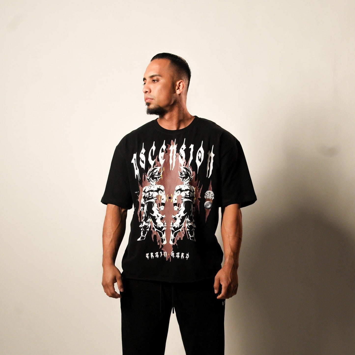 Ascension DBZ (Black) Ultra-Heavy Super Oversized T