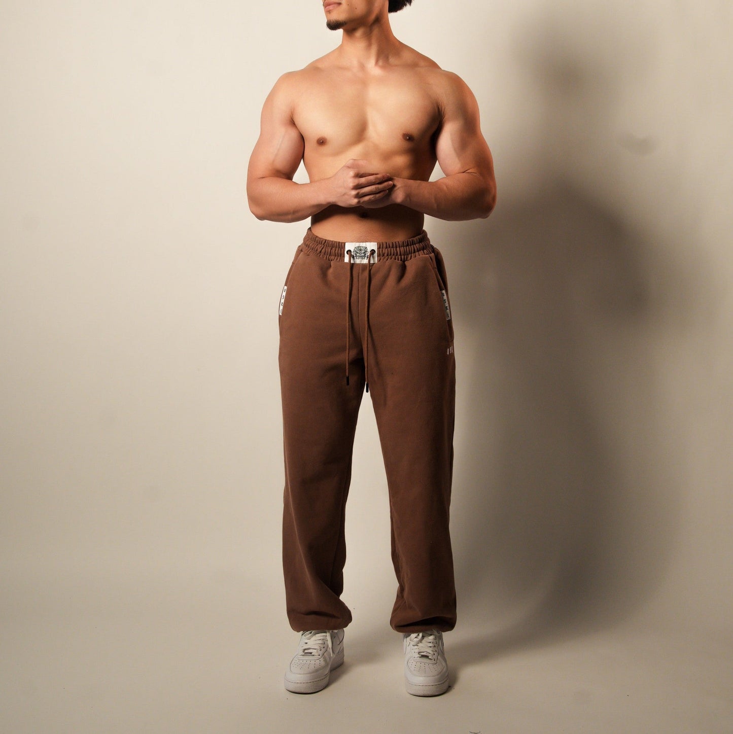 Saddle Brown Heavyweight Baggy Joggers