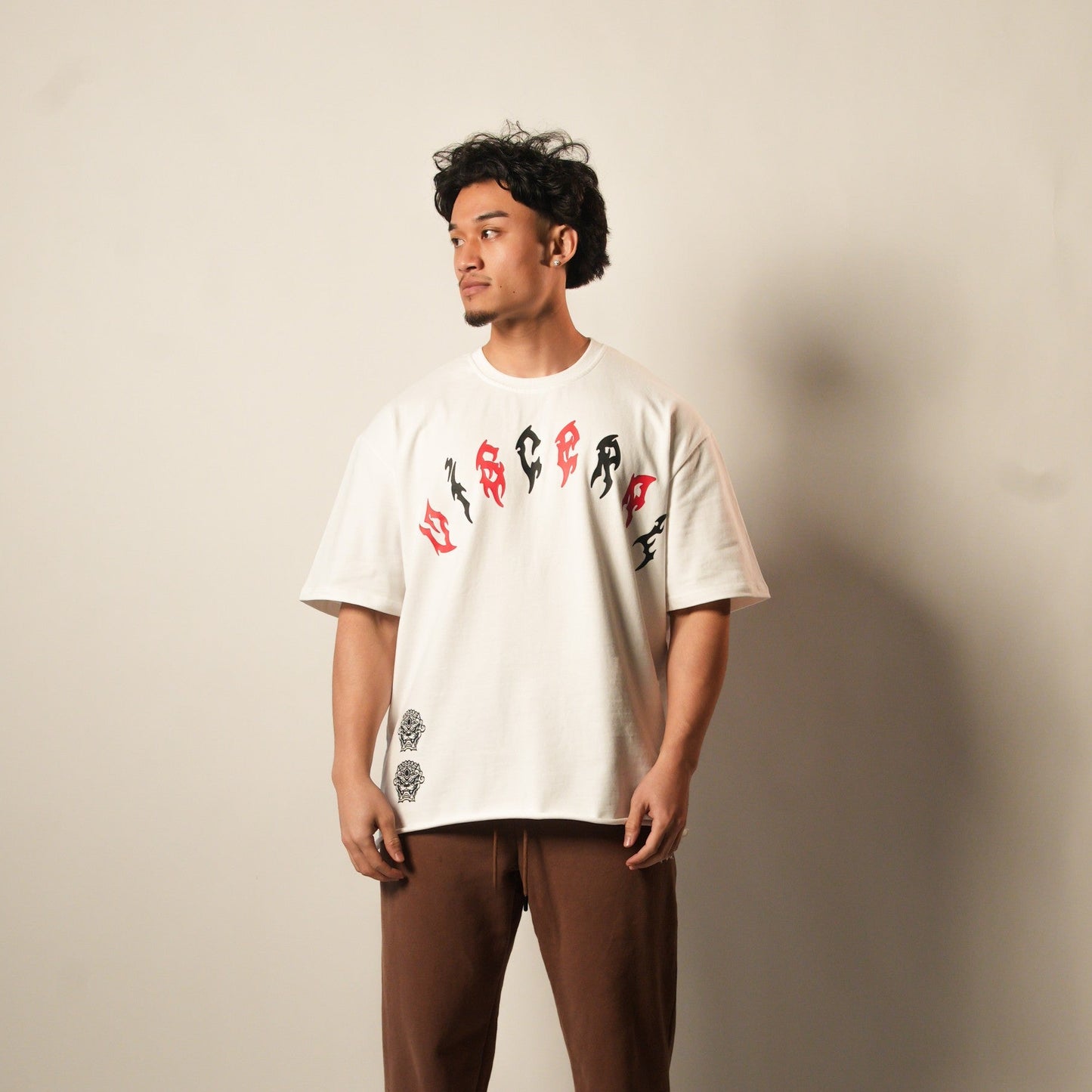 Visceral Life (White) Ultra-Heavy Super Oversized T