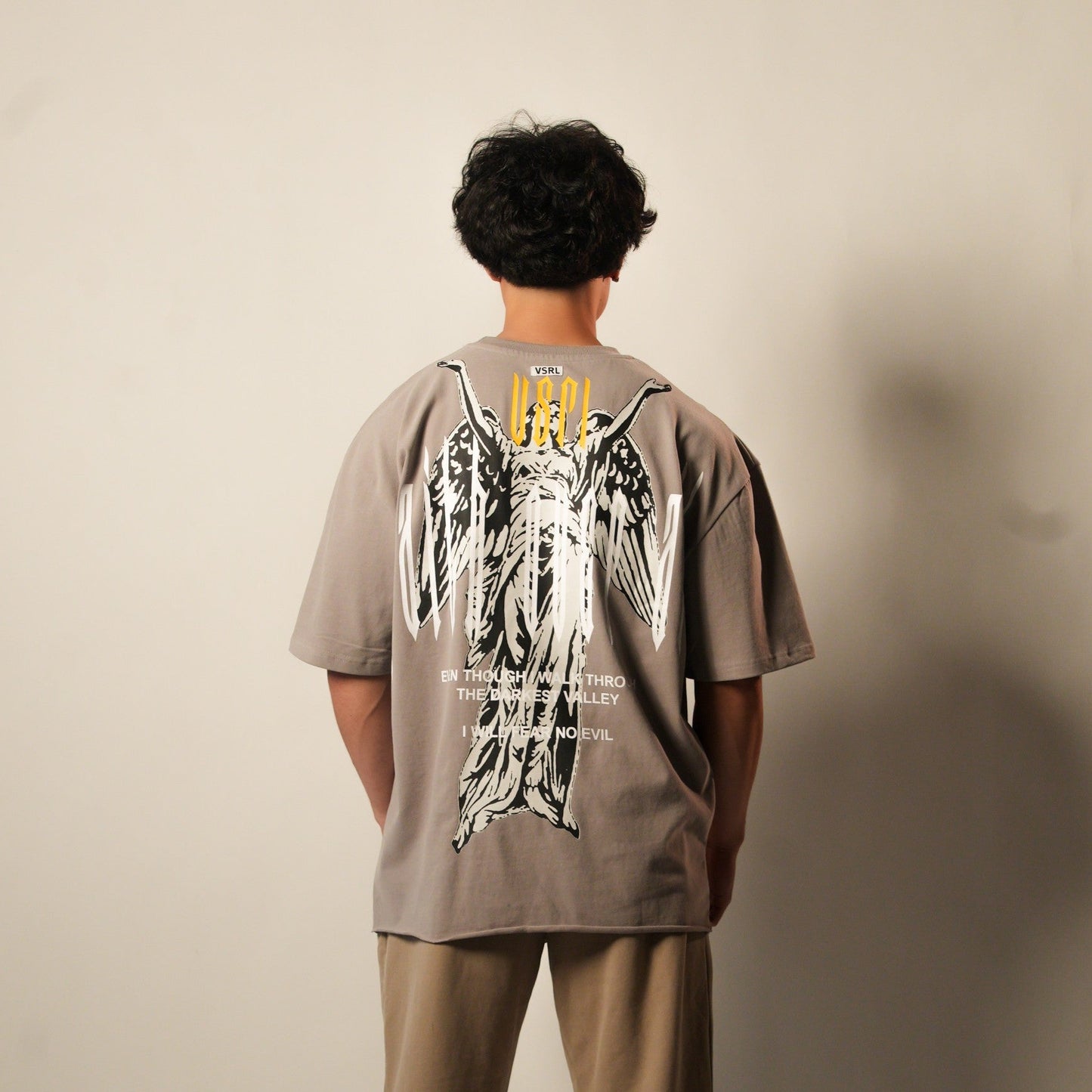 Visceral Faith (Stone Grey) Ultra-Heavy Super Oversized T