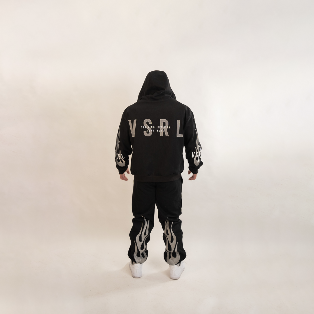 
                      
                        "Fear None" (Black) Heavy Oversized Zip Up Hoodie
                      
                    