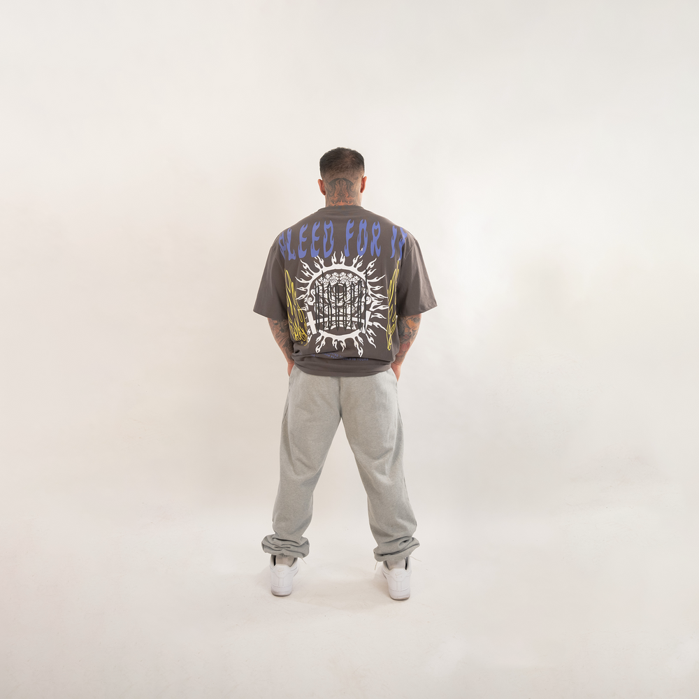 
                      
                        "Bleed For It" (Grey) Ultra-Heavy Super Oversized T
                      
                    
