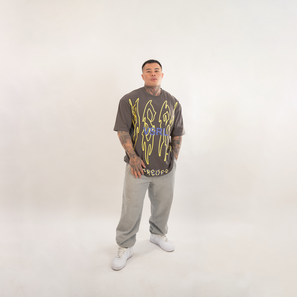 
                      
                        "Bleed For It" (Grey) Ultra-Heavy Super Oversized T
                      
                    