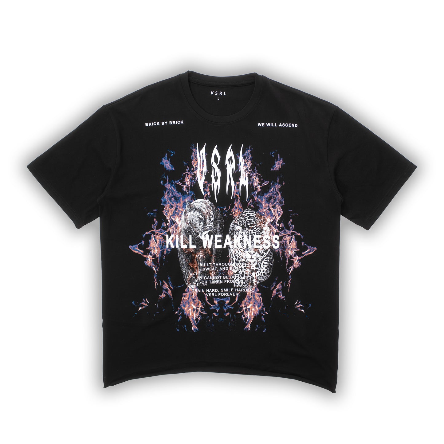 "Kill Weakness 2" Ultra-Heavy Super Oversized T