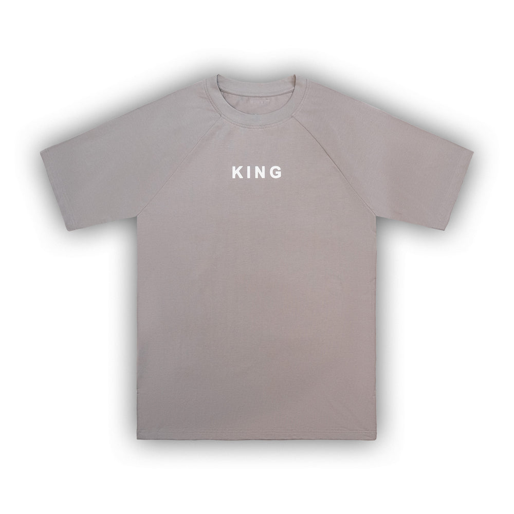 
                      
                        KING (Grey) Fitted Athletic T
                      
                    