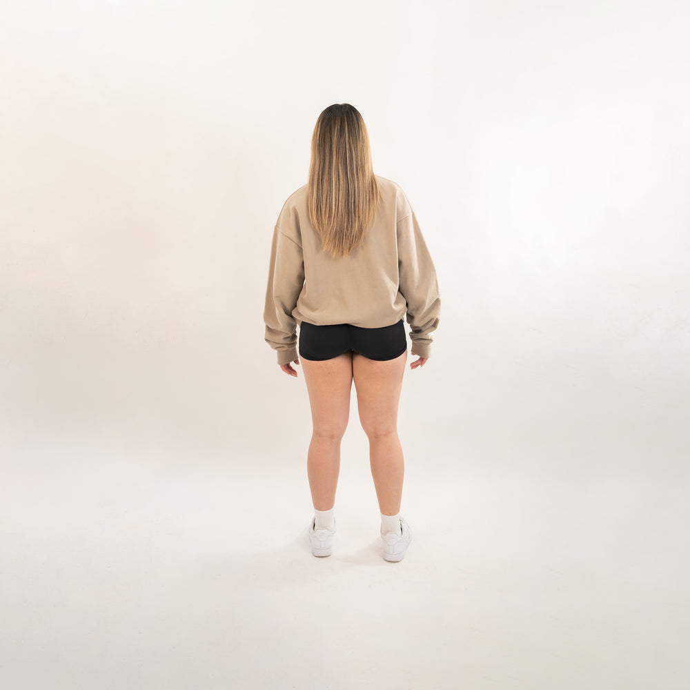 
                      
                        "VSRL Gauntlet" (Sand) Heavy Oversized Sweater
                      
                    