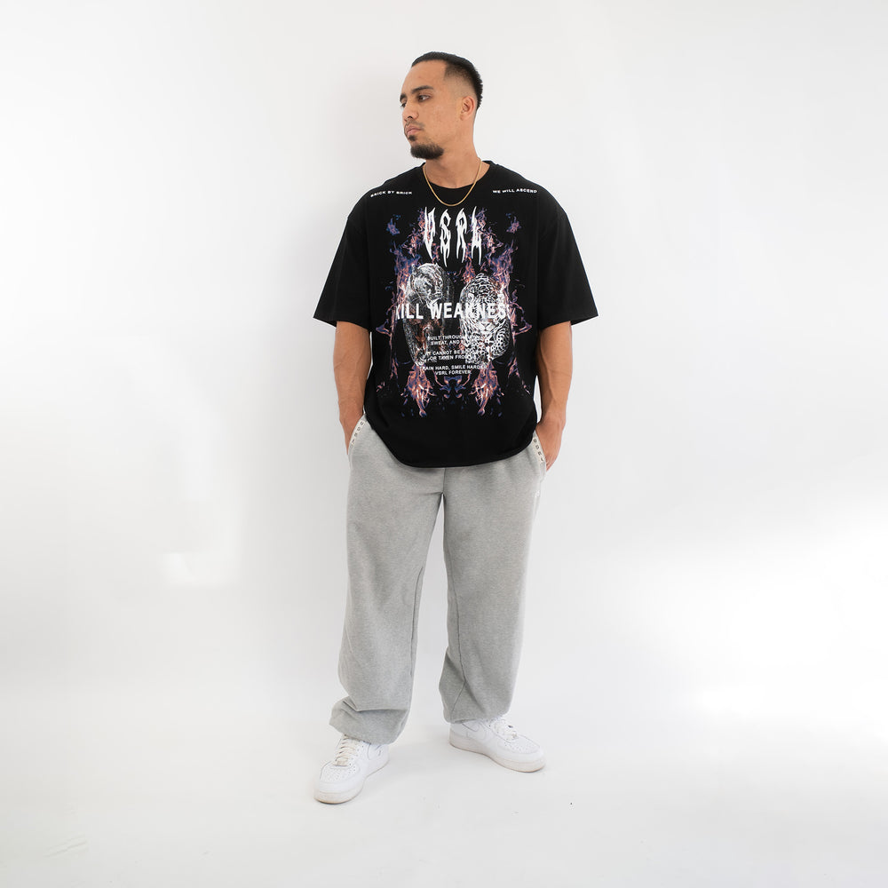 
                      
                        "Kill Weakness 2" Ultra-Heavy Super Oversized T
                      
                    