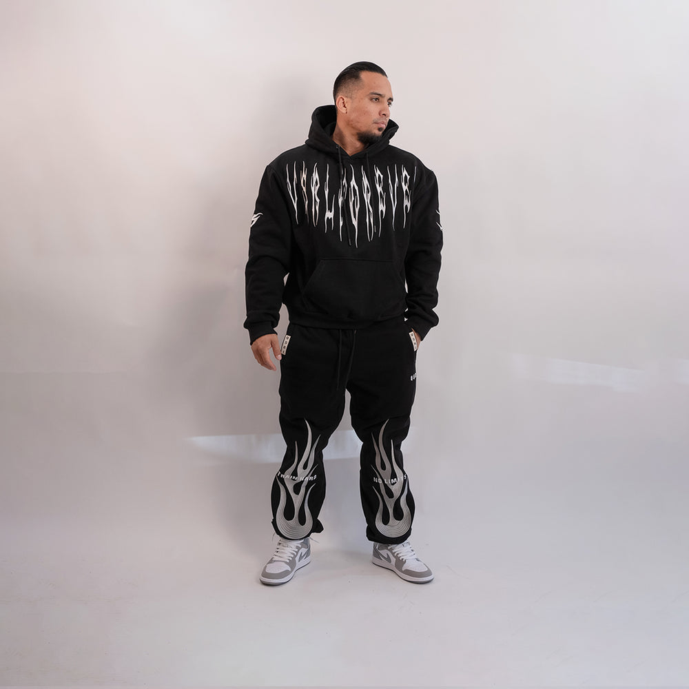 VSRL Forever (Black) Heavy Oversized Boxy Hoodie