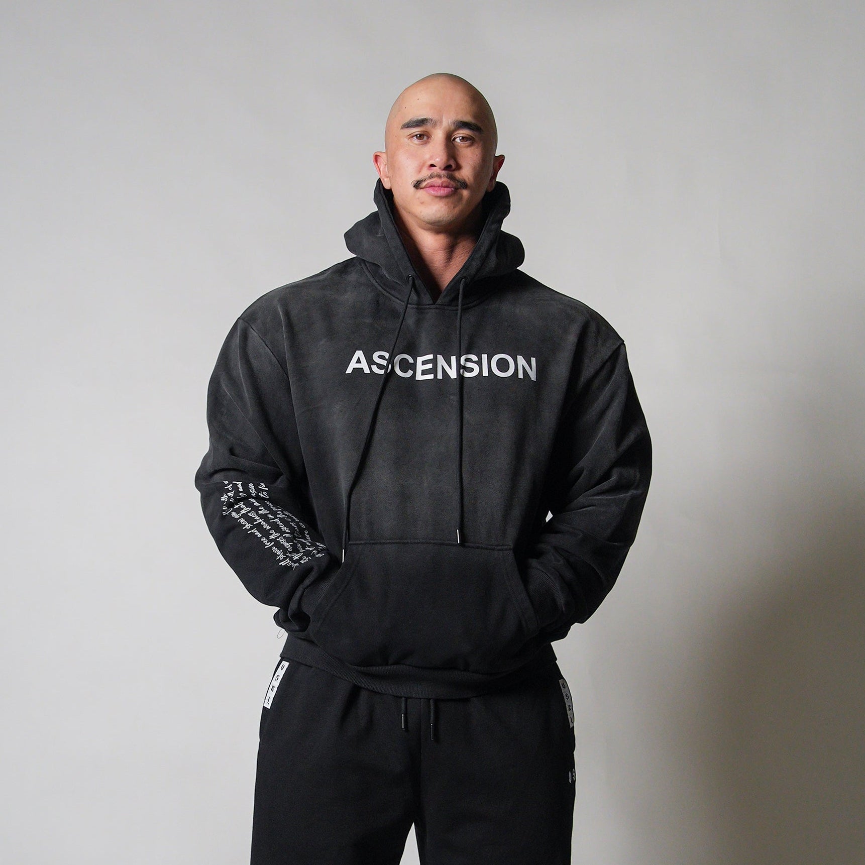 Ascension (Sun Faded Black) Heavy Oversized Pullover Hoodie – VSRL