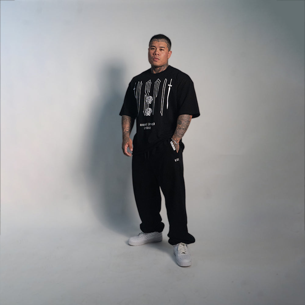 Ascend (Black) Ultra-Heavy Super Oversized T