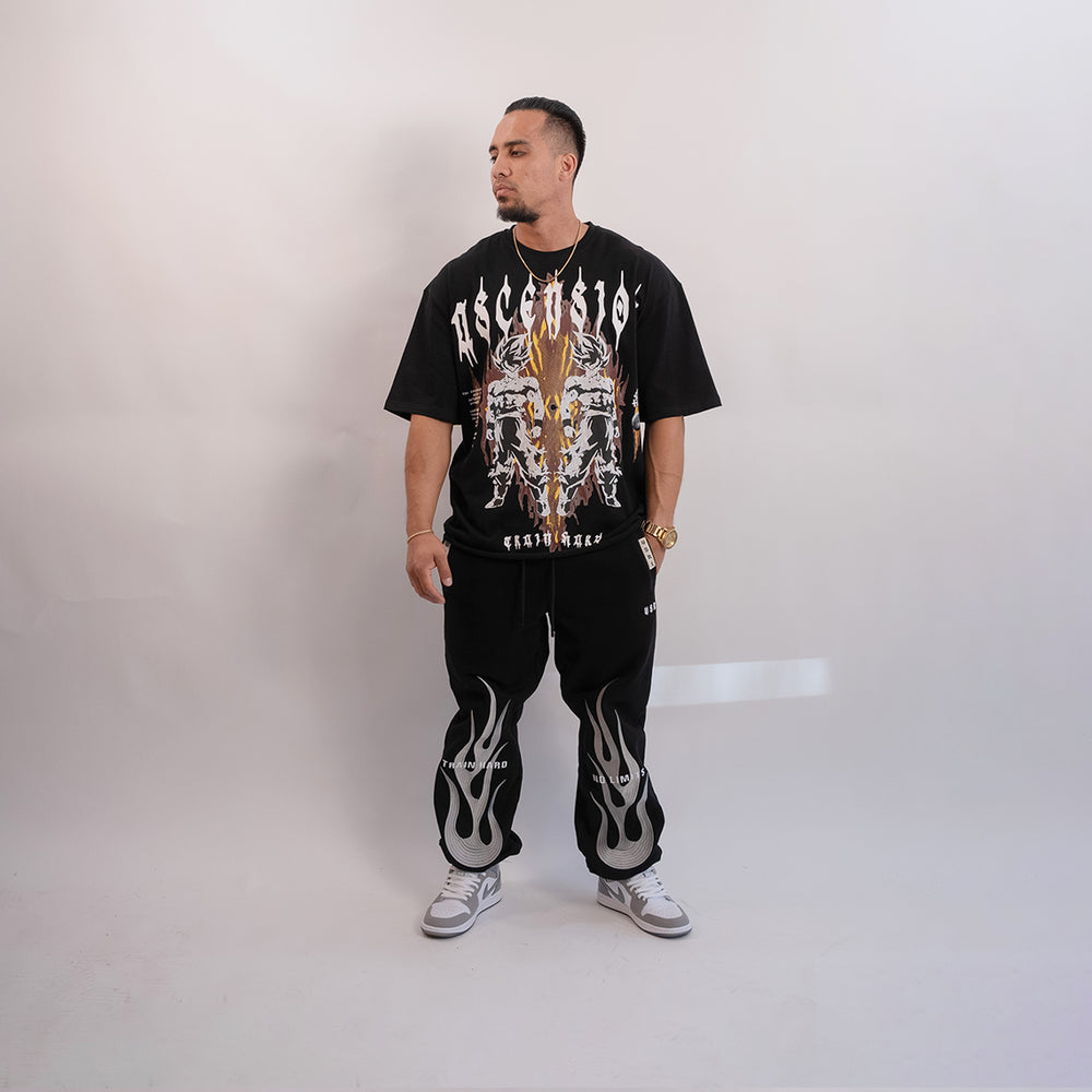 Ascension DBZ (Black) Ultra-Heavy Super Oversized T
