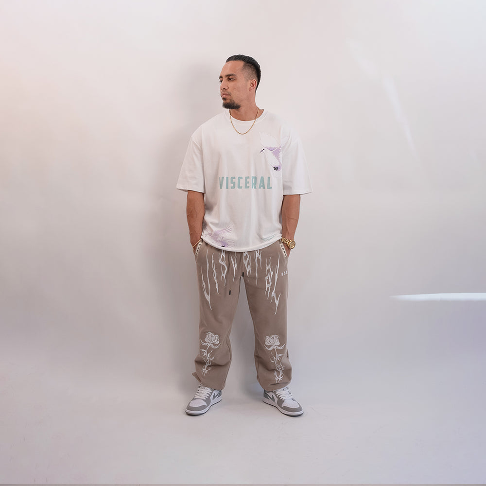 Gift of Training (White) Ultra-Heavy Super Oversized T
