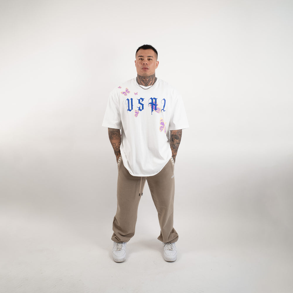 Evolution (White) Ultra-Heavy Super Oversized T