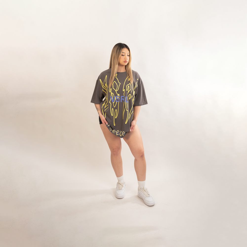
                      
                        "Bleed For It" (Grey) Ultra-Heavy Super Oversized T
                      
                    